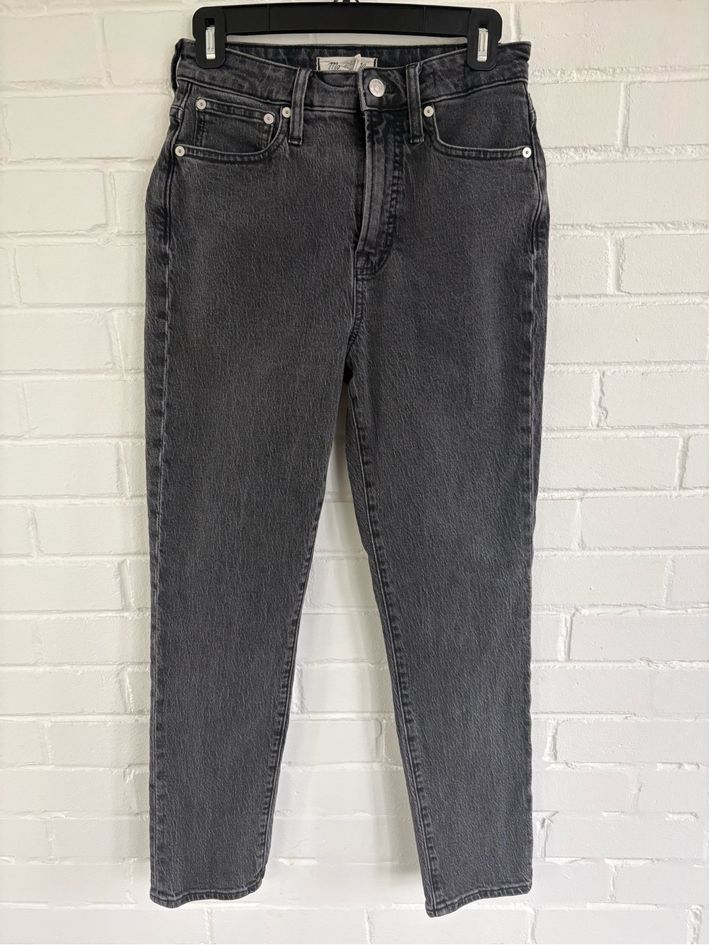 Madewell Curvy Perfect Vintage Jeans 25 Lunar Wash Black